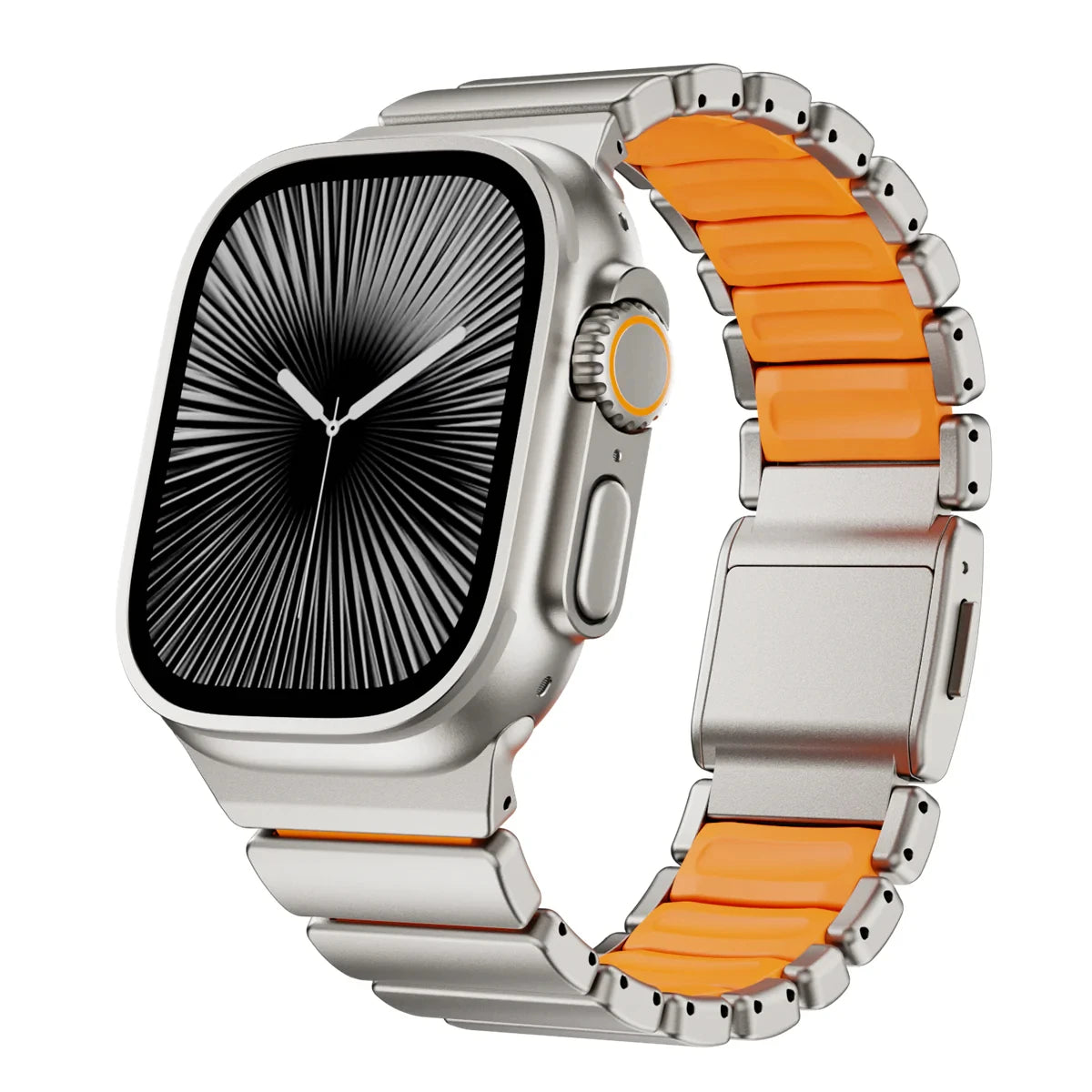 MagTitan Band – Titanium & Rubber Magnetic Strap