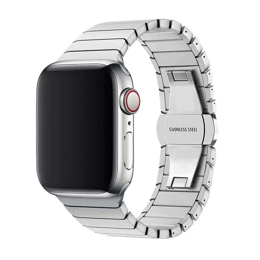 Titanium Strap For Apple watch Band 40 46 42 44 45 49mm Stainless Steel Wristband Strap For iWatch Series 10/9/8/7/6/5/4 Ultra