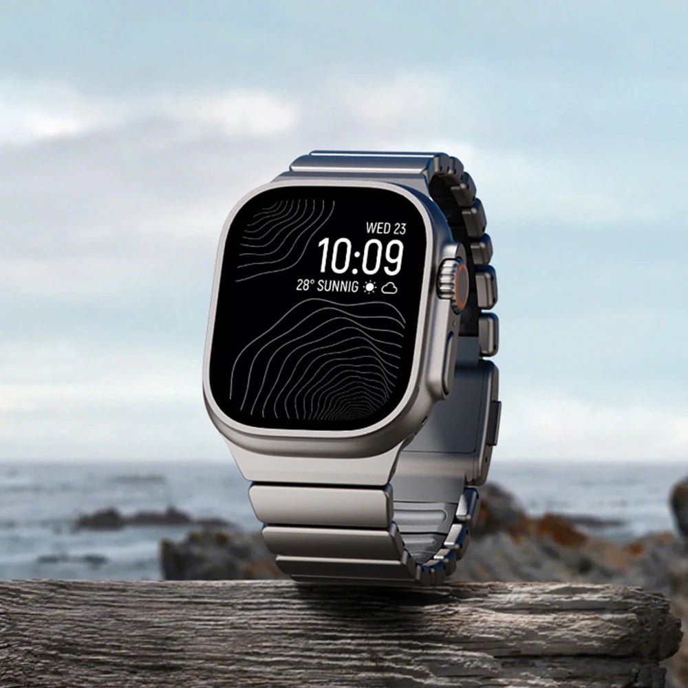 MagTitan Band – Titanium & Rubber Magnetic Strap