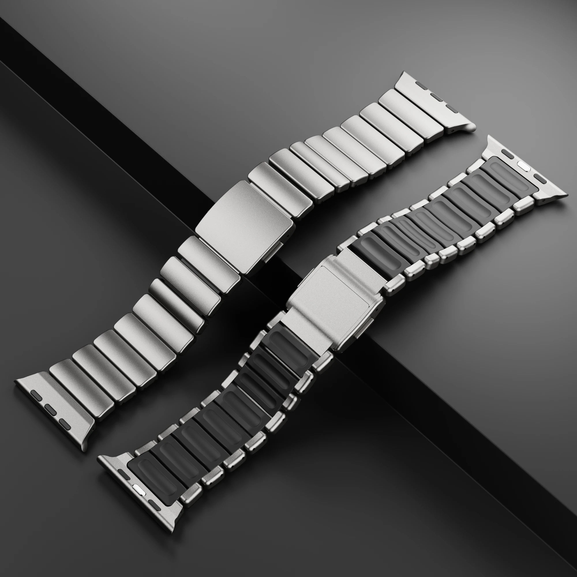 MagTitan Band – Titanium & Rubber Magnetic Strap